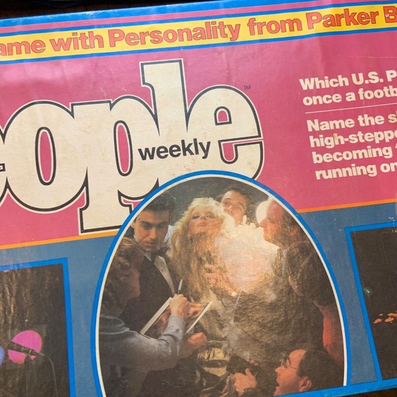 Vintage 1984 Parker Brothers People Weekly Trivia Game Nostalgia - Picture 3 of 15